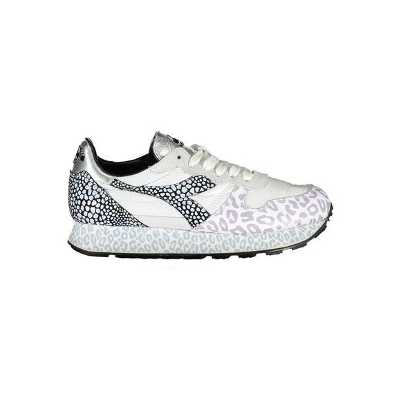 Diadora White Fabric Women's Sneaker